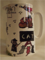 Medium character cat jug