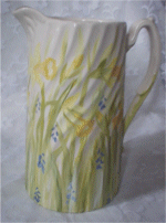 Large pitcher jug with daffodils