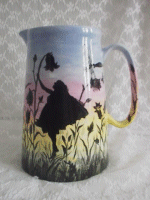 Fairy silhouette jug
