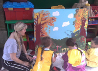 Mentoring the pupils of Fullers' Hall day nursery