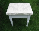 Lovely white dressing table stool - SOLD