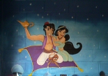 Aladdin and Jasmine mural